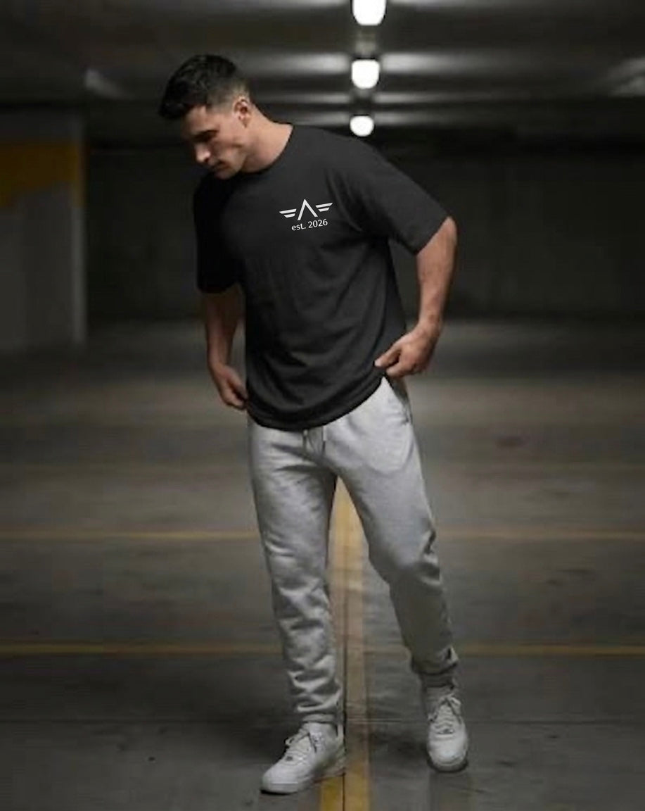 Flipped Stratus SOM Heavyweight Drop Shoulder Cotton T-Shirt